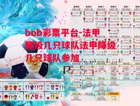 bob彩票平台-法甲降级几只球队法甲降级几只球队参加